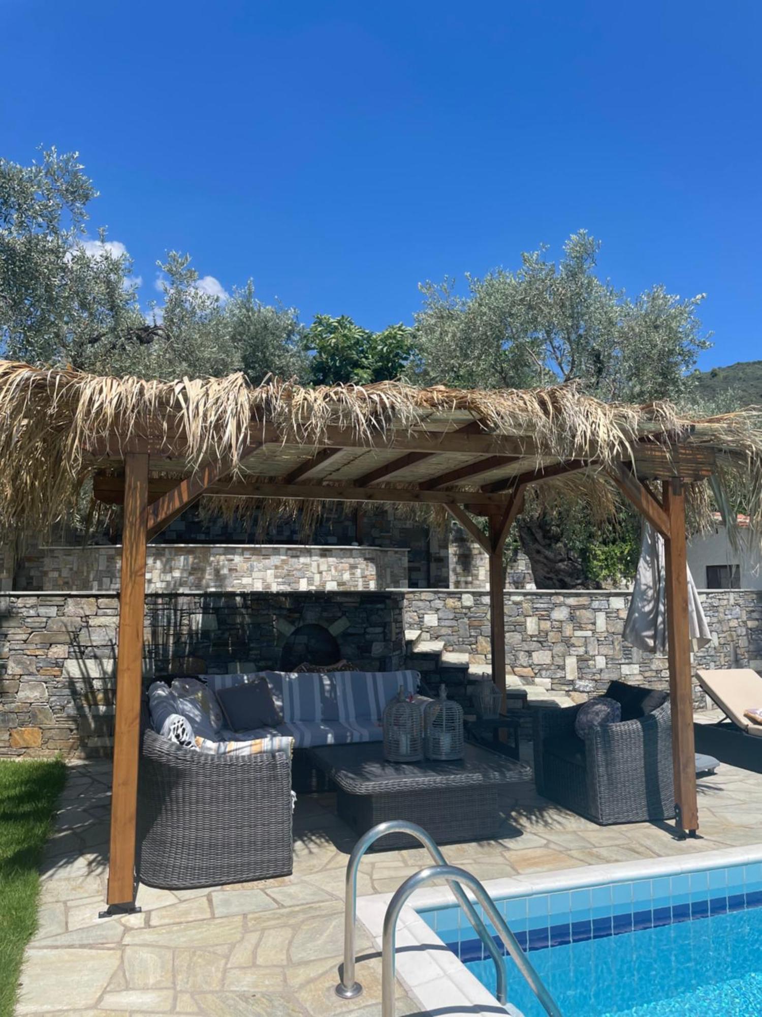 Villa Olive Áno Lekhónia Exterior foto